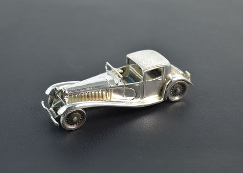 Miniatura Auto d'epoca Bugatti Royal 1930 Argento 800