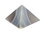 Piramide in Agata Grigia(base:6,1x6,1cm circa).Soprammobile,Idea Regalo