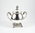 Zuccheriera Stile Barocco Tonda Fusione in argento 800 soprammobile,Idea Regalo