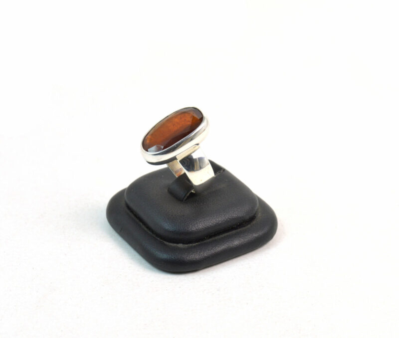 Anello in Granato e e Argento 925 - immagine 2