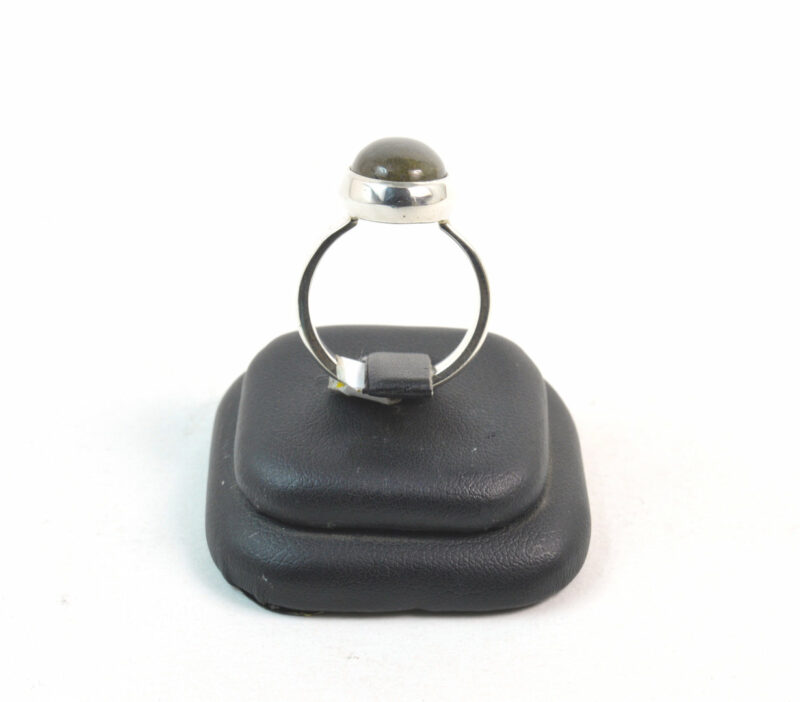 Anello in Labradorite liscio ovale e Argento 925 - immagine 2