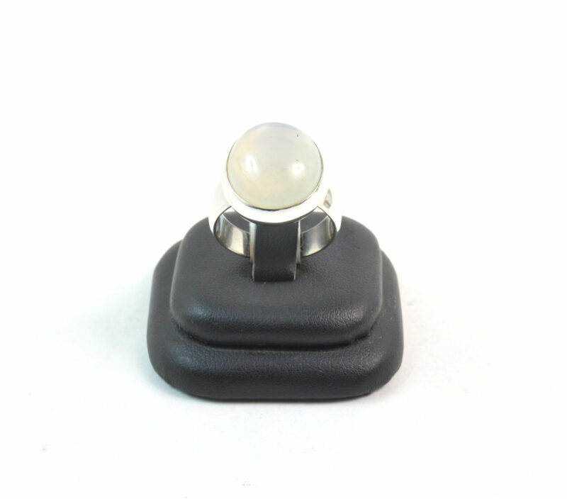 Anello in Pietra di Luna ovale e Argento 925 - immagine 3