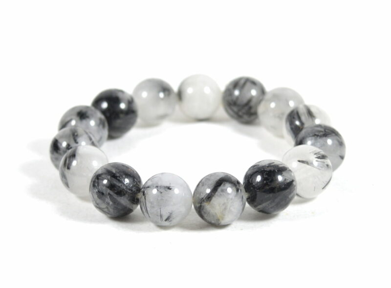 Bracciale Elasticizzato in Quarzo Tormalinato - immagine 2