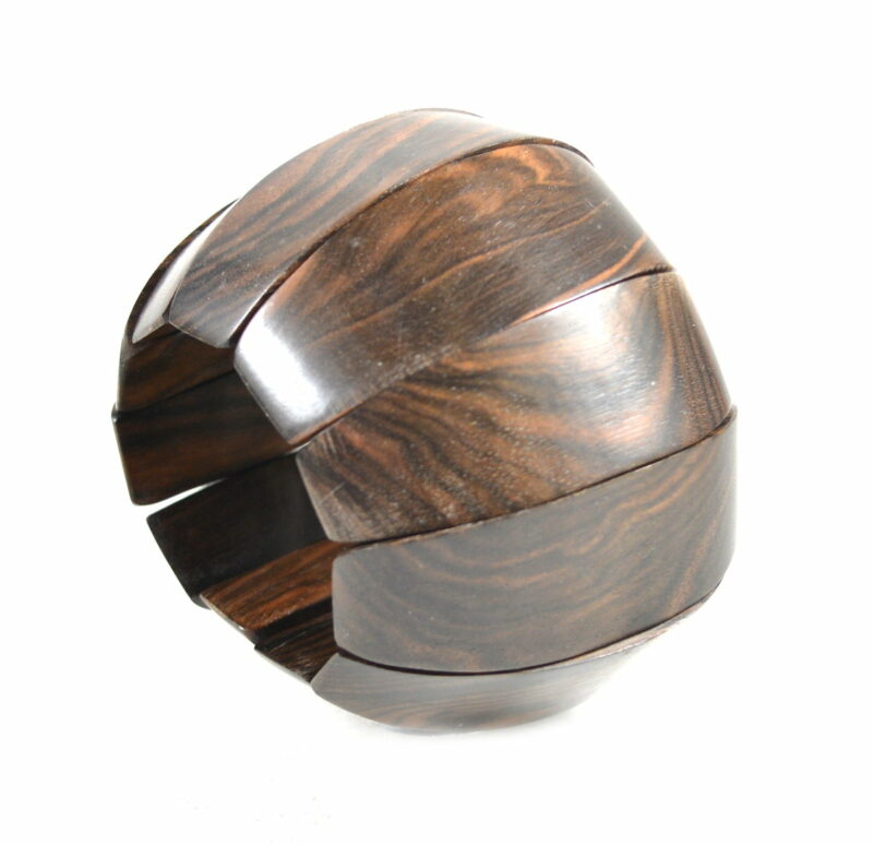 Bracciale Elasticizzato in Legno bombato - immagine 2
