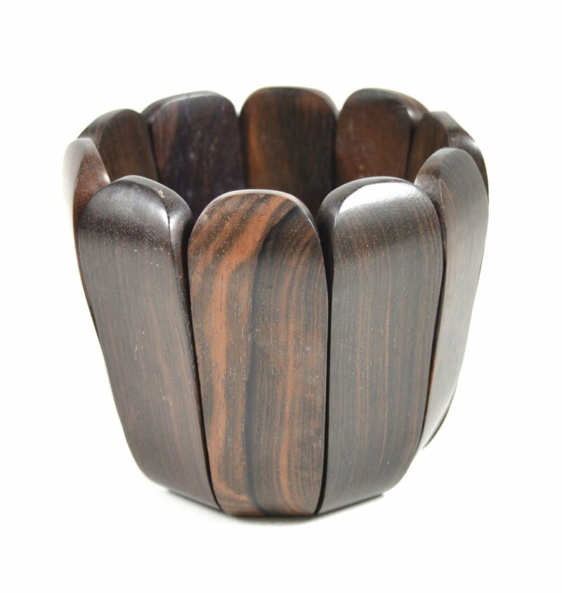 Bracciale Alto Elasticizzato in Legno - immagine 3