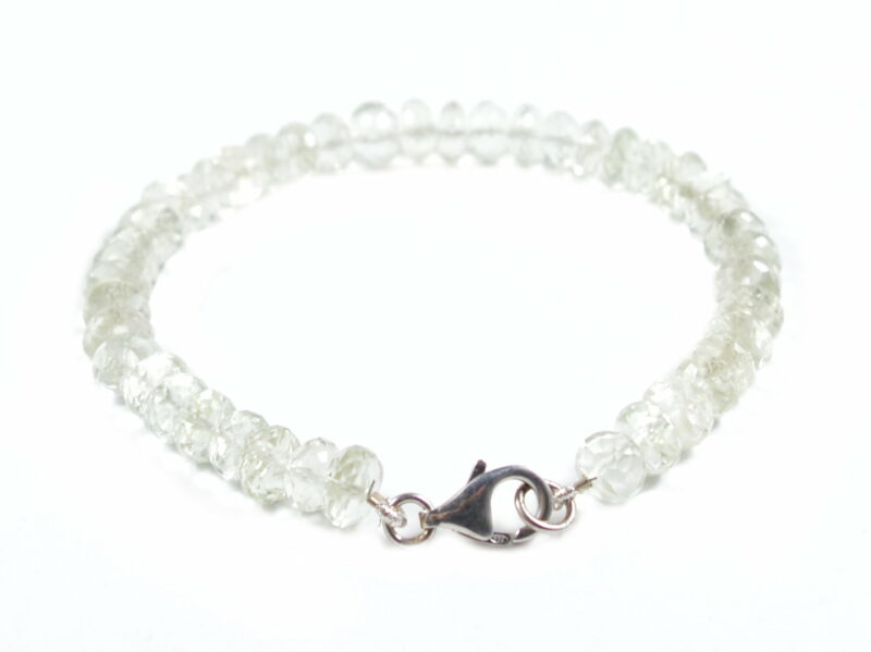 Bracciale in Prasiolite e Chiusura in Argento 925 - immagine 2