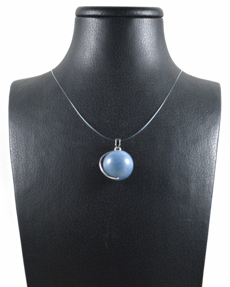 Ciondolo in Dumortierite Chiara e Argento 925 - immagine 2