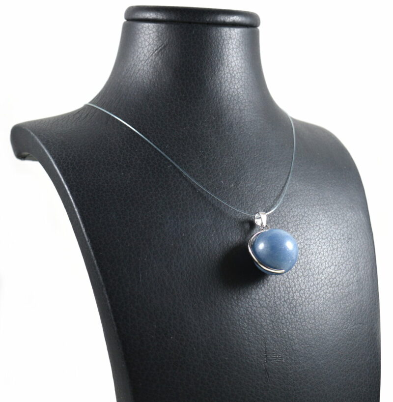 Ciondolo in Dumortierite Chiara e Argento 925 - immagine 3