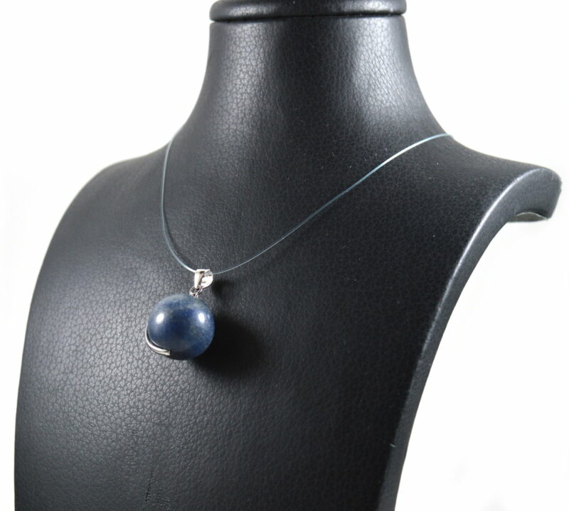 Ciondolo in Dumortierite e Argento 925 - immagine 3