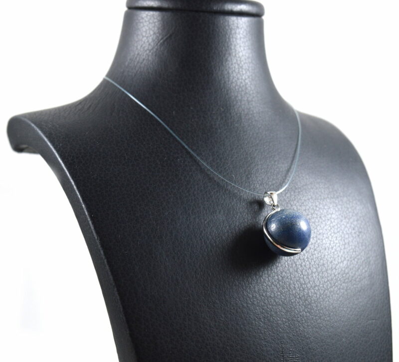 Ciondolo in Dumortierite e Argento 925 - immagine 4