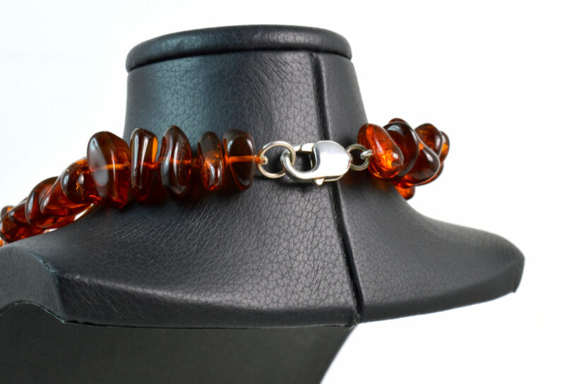Collana in Ambra Baltica con chiusura in Argento 925. - immagine 3