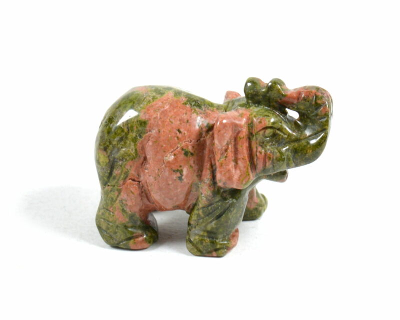 Elefante in Unakite. Soprammobile, Idea Regalo - immagine 2