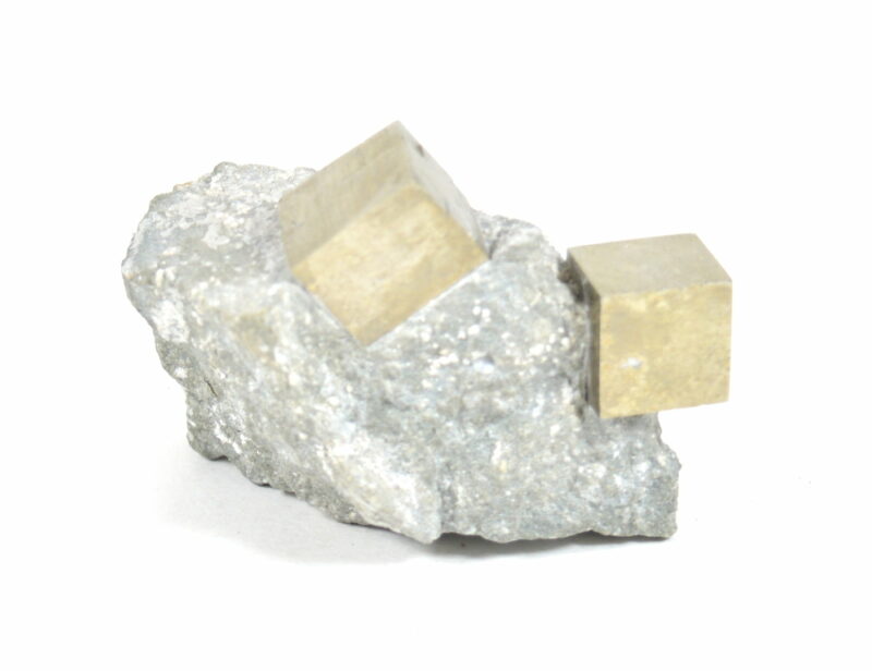 Minerale Grezzo in Cubo Pirite. Soprammobile, Idea Regalo