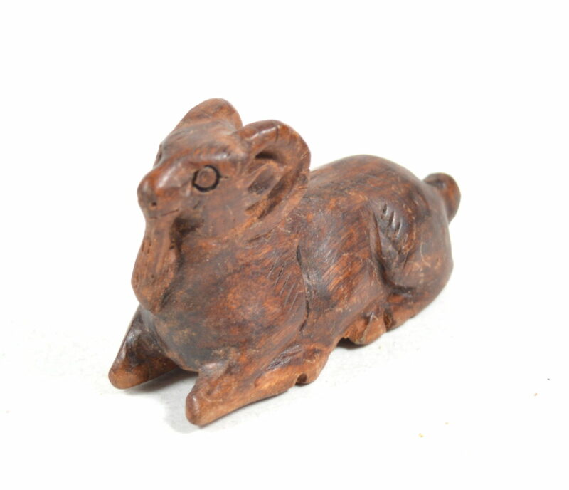 Montone in Legno di Palma. Soprammobile, Idea Regalo