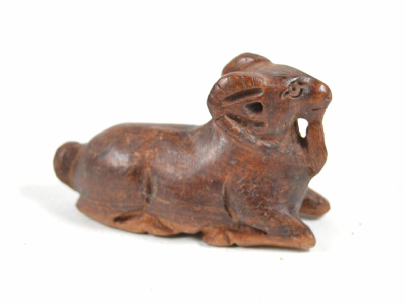 Montone in Legno di Palma. Soprammobile, Idea Regalo - immagine 2
