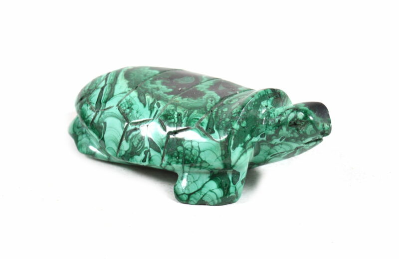 Tartaruga in Malachite. Soprammobile, Idea Regalo - immagine 2