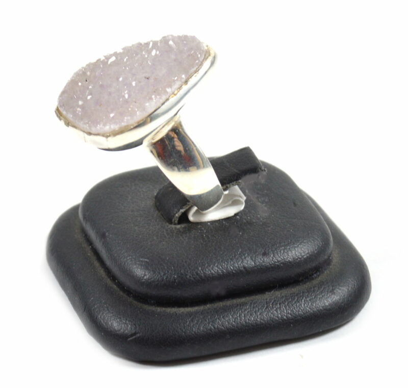 Anello in Argento 925 con Geode di Agata - immagine 2
