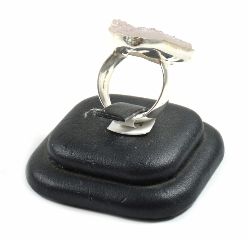 Anello in Argento 925 con Geode di Agata - immagine 3
