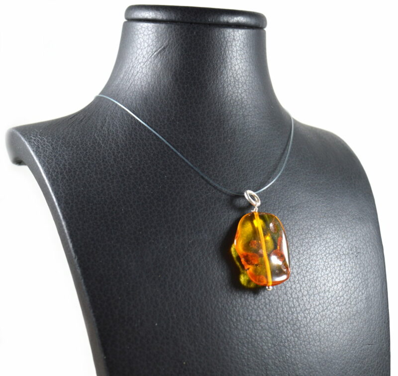 Ciondolo in Ambra Argento 925 - immagine 3