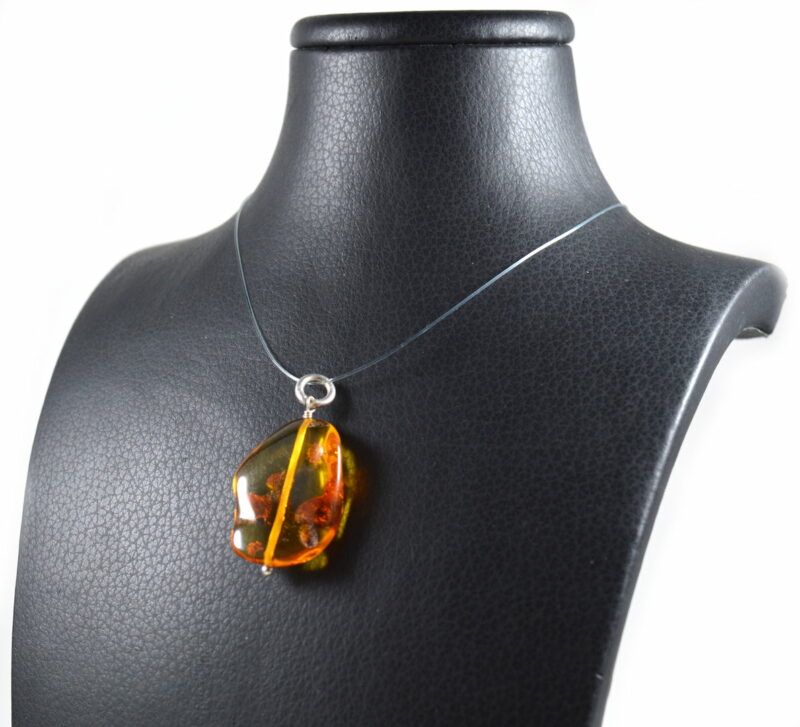 Ciondolo in Ambra Argento 925 - immagine 4