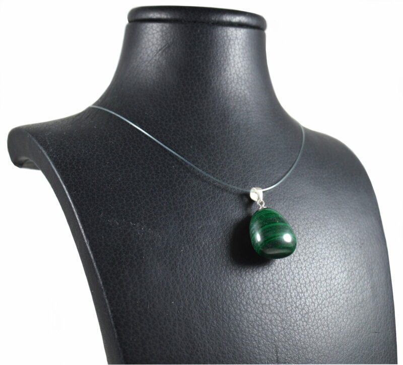 Ciondolo in Malachite e Argento 925 - immagine 3