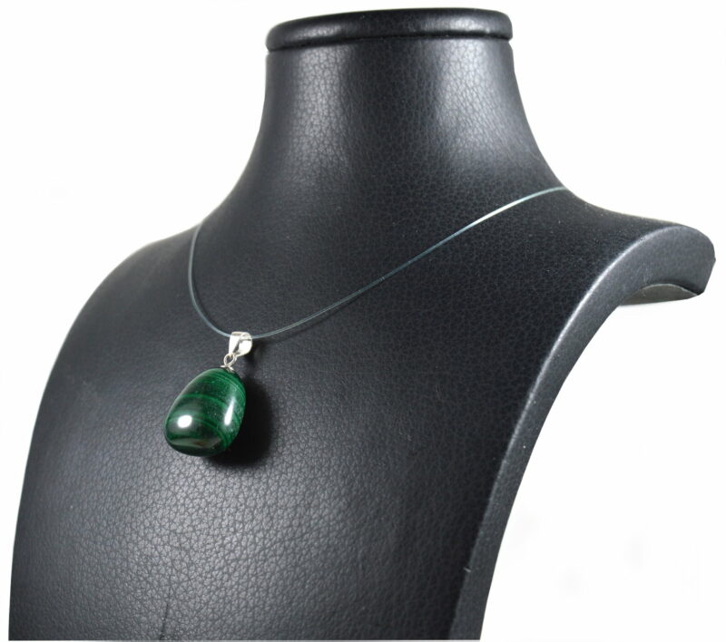 Ciondolo in Malachite e Argento 925 - immagine 2