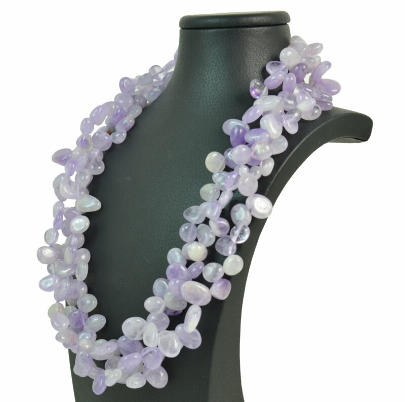 Collana a tre fili in Ametista Lilla - immagine 2