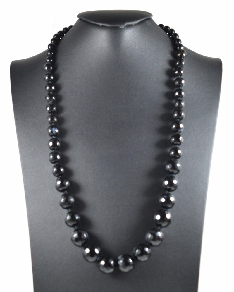 Collana a Scalare in Agata Nera