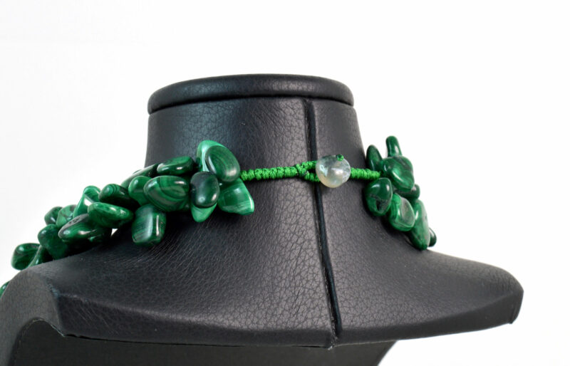 Collana a tre fili in Malachite - immagine 3