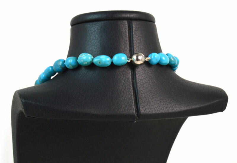 Collana a scalare in Turchese e Chiusura in Argento 925 - immagine 3