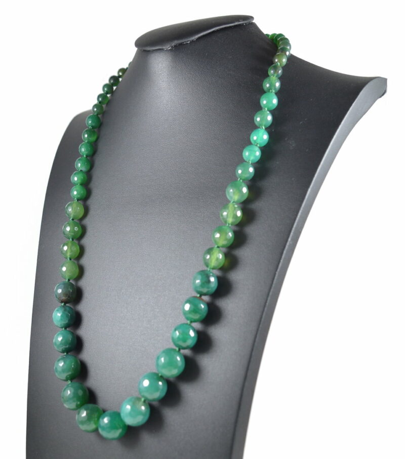 Collana a Scalare in Agata Verde - immagine 2