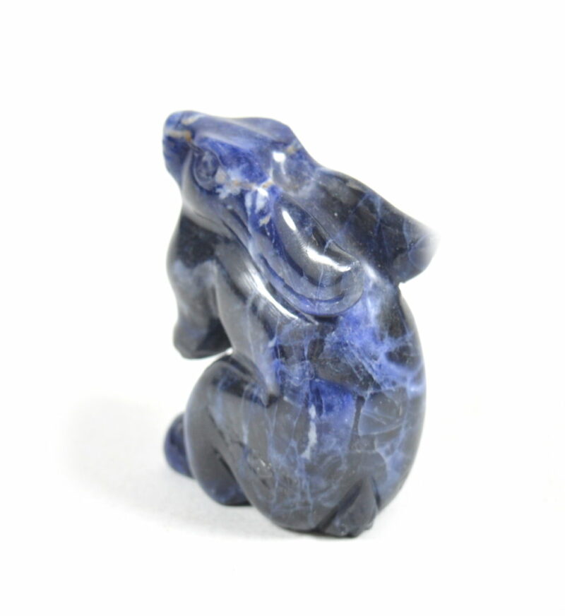 Coniglietto in Sodalite. Soprammobile, Idea Regalo - immagine 3