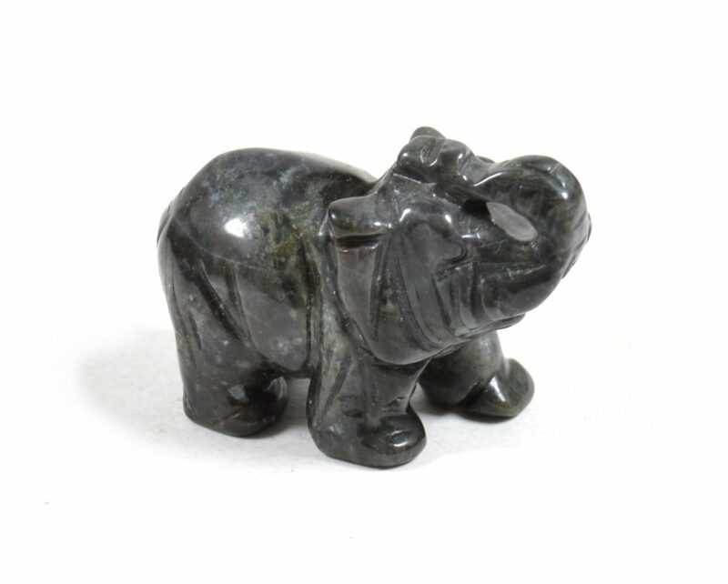 Elefante in Agata Muschiata. Soprammobile, Idea Regalo - immagine 2