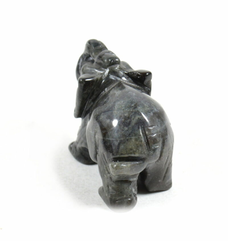 Elefante in Agata Muschiata. Soprammobile, Idea Regalo - immagine 3