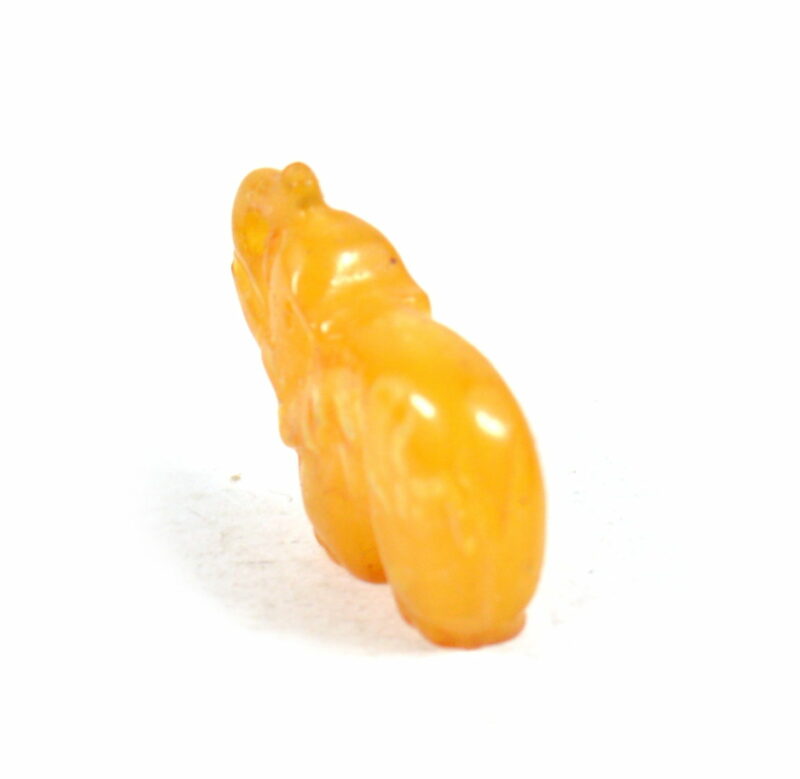 Elefante in Ambra Miele. Soprammobile, Idea Regalo - immagine 2