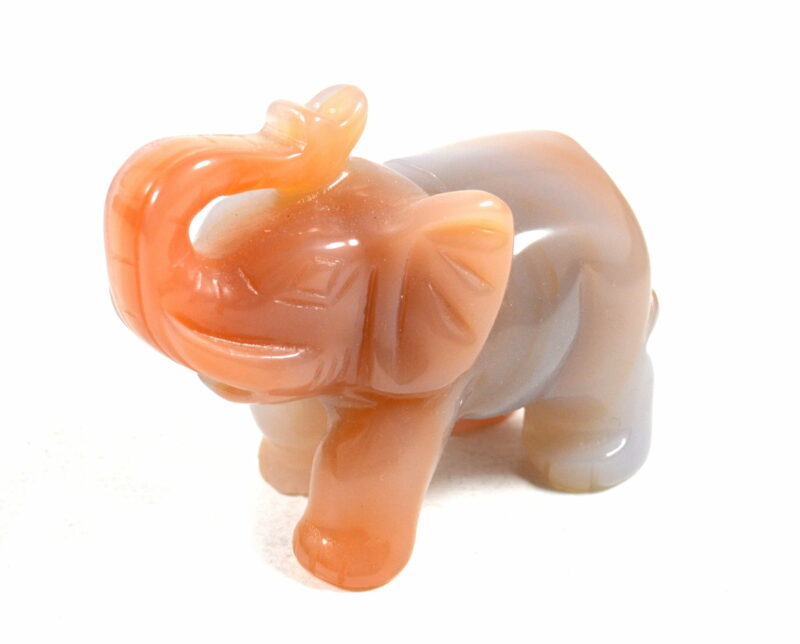 Elefante in Corniola. Soprammobile, Idea Regalo
