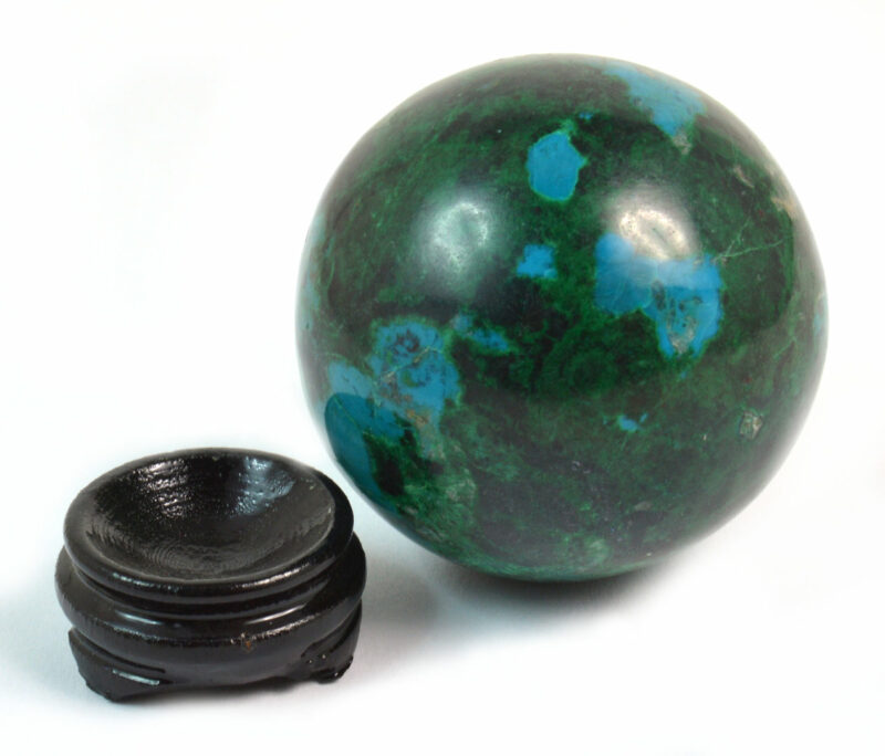 Sfera in Crisocolla. Soprammobile, Idea Regalo - immagine 2