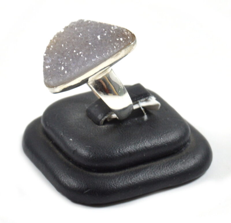 Anello in Argento 925 con Geode di Agata - immagine 2