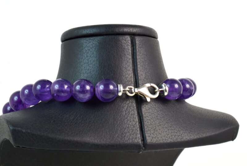 Collana in Ametista e chiusura in Argento 925 - immagine 2