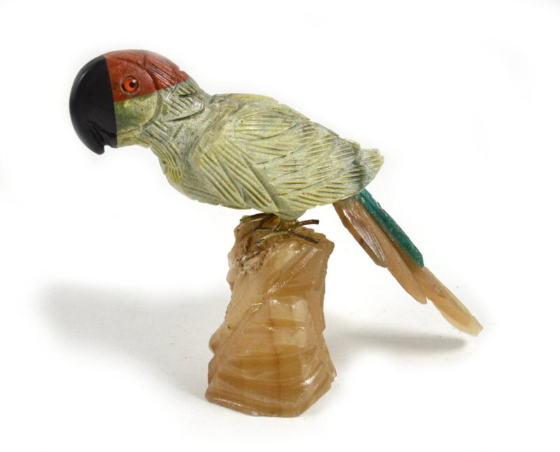Pappagallo in Agata. Soprammobile, Idea Regalo - immagine 3