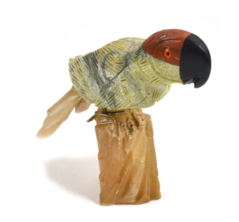Pappagallo in Agata. Soprammobile, Idea Regalo