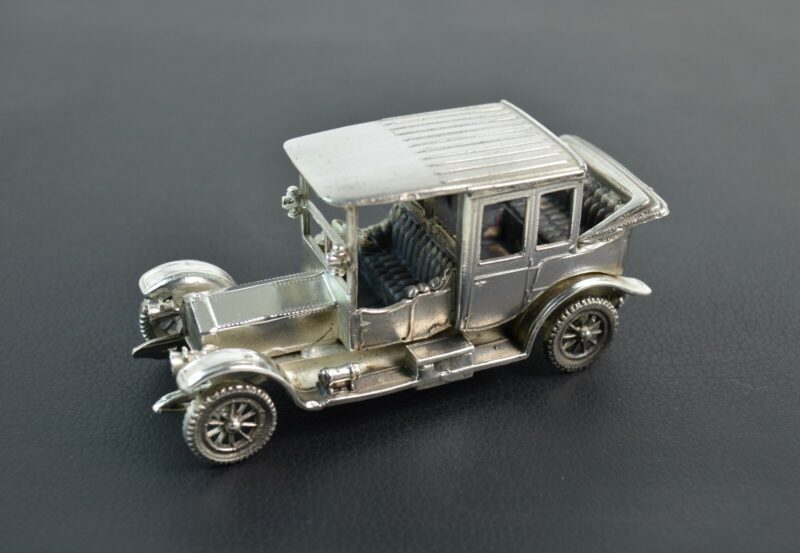 Miniatura Auto d'epoca Rolls-Royce Yesterday Lesney 1912 Argento 800 - immagine 2